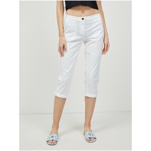 White three-quarter length trousers CAMAIEU - Ladies