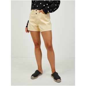 Light Yellow Shorts CAMAIEU - Women