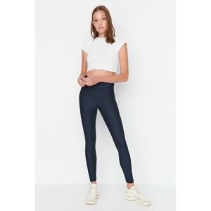 Trendyol Sports Leggings - Dunkelblau - High Waist