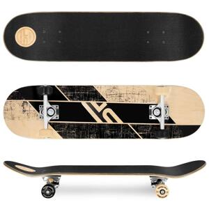 Spokey SKALLE PRO Skateboard 78.7 x 20 cm, ABEC7, black-yellow