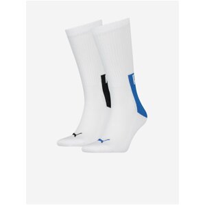 Set of two pairs of men's sports socks in white Puma - Men