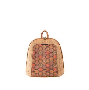 Light brown summer backpack with handles