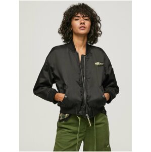 Pepe Jeans Anette Black Women's Bomber Jacket - Women