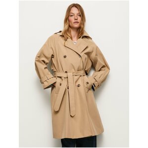 Beige Ladies Trench Coat Pepe Jeans Ava - Ladies