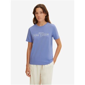 Light Purple Women's T-Shirt Tom Tailor Denim - Women