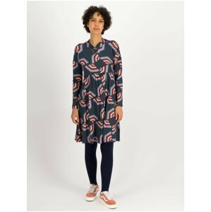 Red-blue patterned dress Blutsgeschwister The Peace of Ease - Women
