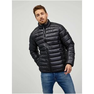 SAM73 Black Mens Quilted Jacket SAM 73 Otto - Men