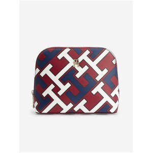 White and Red Women's Patterned Cosmetic Bag Tommy Hilfiger - Women