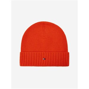Orange Men's Ribbed Winter Hat Tommy Hilfiger - Men