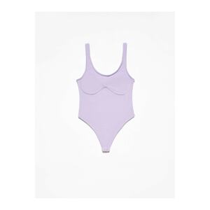 Dilvin Bodysuit - Purple - Slim fit