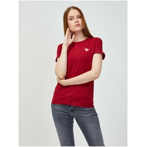 Red Women's T-Shirt Guess - Women