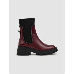 Burgundy Women's Chelsea Shoes Pepe Jeans Soda - Women