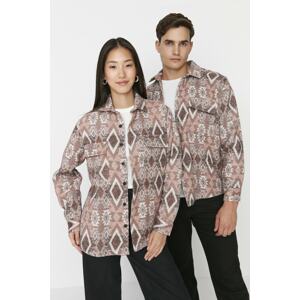 Trendyol Shirt - Brown - Regular fit