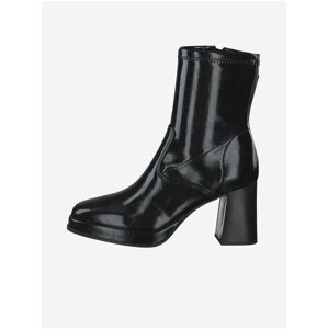 Black Tamaris High HeelEd Ankle Boots - Women