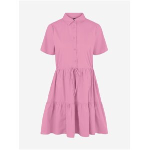 Pink Short Shirt Dress Pieces Valdine - Women