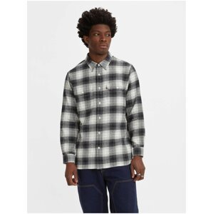 Levi's White-Black Men's Plaid Shirt Levi's® Jackson Worker - Men's