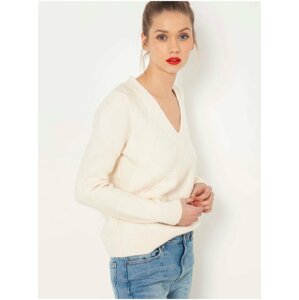 Cream women's sweater CAMAIEU - Women