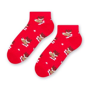Socks 136-003 Red Red