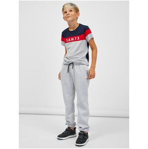 SAM73 Kids ́s light grey heather sweatpants SAM 73 Riardin - Boys