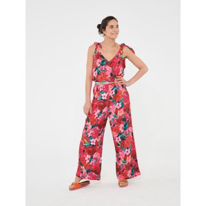 Femi Stories Woman's Trousers Olo Mexican Roses