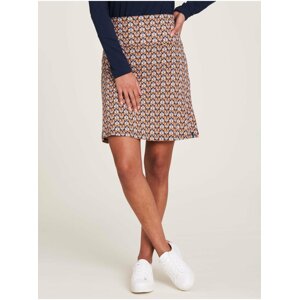 Brown Patterned Skirt Tranquillo - Women