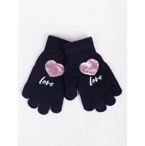 Yoclub Kids's Gloves RED-0099G-AA50-009