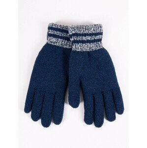 Yoclub Man's Gloves RED-0078F-AA50-002 Navy Blue