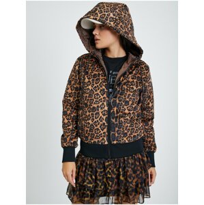 Brown Women's Patterned Double-Sided Jacket Guess Madeleine - Women