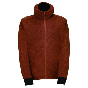 2117 - NYBO - Men's Flatfleece Hoodie/Sweater, Brown (Cinnamon)