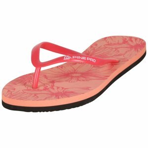 Women's summer flip-flops ALPINE PRO NERILLA peach pink