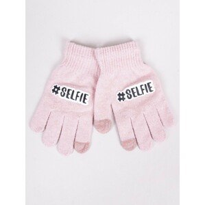 Yoclub Kids's Gloves RED-0108G-AA5E-002