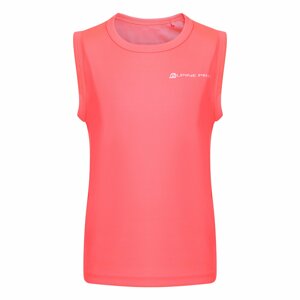 Kids quick-drying tank top ALPINE PRO SCODO diva pink