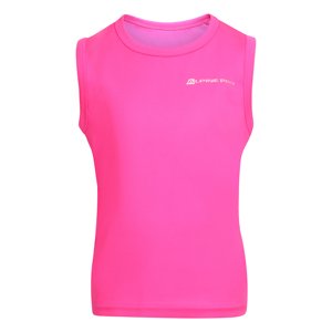 Kids quick-drying tank top ALPINE PRO SCODO pink glo