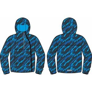 Kids ski jacket with membrane ALPINE PRO GHADO electric blue lemonade PA variant