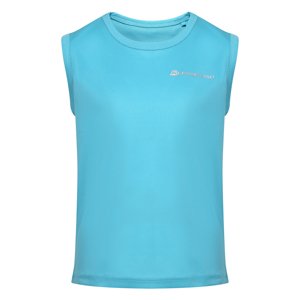 Kids quick-drying tank top ALPINE PRO SCODO scuba blue