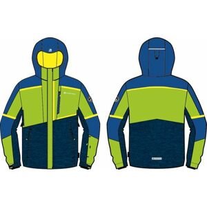 Kids ski jacket with membrane ALPINE PRO MELEFO lime green