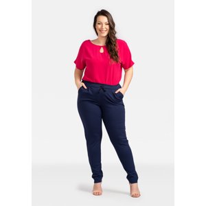 Karko Woman's Trousers Z786 Navy Blue