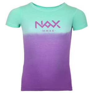 Green-purple children's T-shirt NAX KOJO