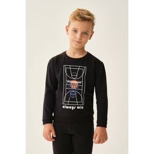 Dagi Boy's Black Sweatshirt