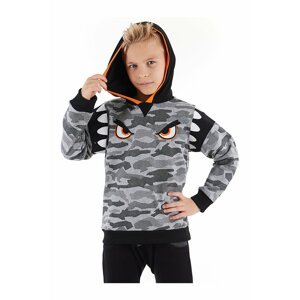 Mushi Boys' Camouflage Hooded Sweatshirt