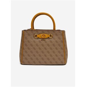 Brown Patterned Handbag Guess Izzy - Women