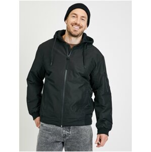 Black Men's Lightweight Jacket with Detachable Hood Tom Tailor Denim - Men's