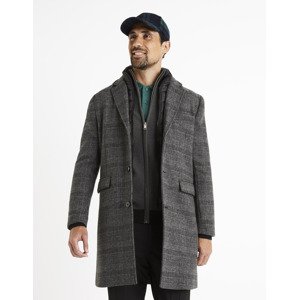 Celio Cuplacket Woolen Plaid Coat - Men