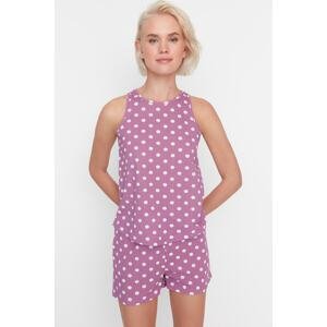 Trendyol Pajama Set - Pink - Plain