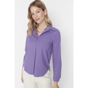 Trendyol Shirt - Lilac - Regular fit