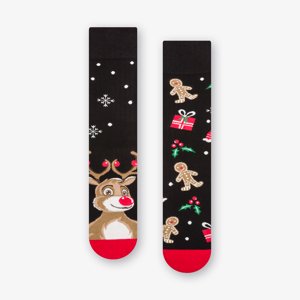 Socks Reindeer 079-A072 Black Black