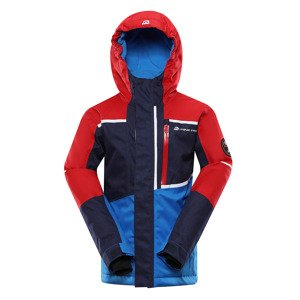 Kids ski jacket with membrane ALPINE PRO MELEFO dk.red