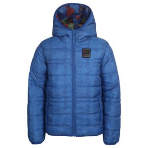 Kids double-sided jacket hi-therm ALPINE PRO MICHRO electric blue lemonade variant pb