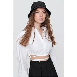 Trend Alaçatı Stili Women's Black Bucket Hat