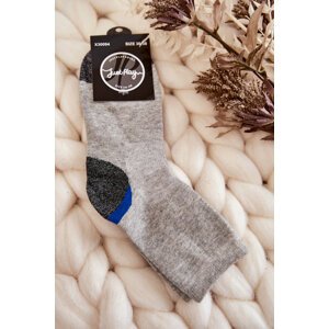 Women's High Cotton Socks Grey